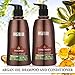 SKYMORE Moroccan Argan Oil Shampoo and Conditioner Set, Natural Hair Treatment for Dry Damaged or Color Treated Hair, Care All Hair Types