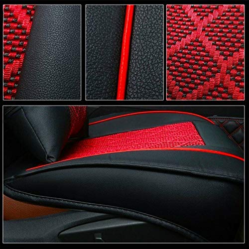 MAGQOO Universal PU Leather Car Seat Cover Full Set w/ Pillows 5Seats