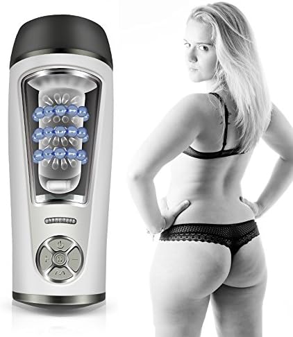 Automatic Male OralCup Massage Telescopic Rotation Eletric Rechargeable Stimulator Massaging Toys Slient Soft Skin-Friendly Vibarator Piston Toy for Male Adults T-shirt