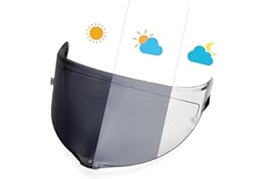 PSLER Photochromic Pista GP RR visor - Pista Helmet Visor Motorcycle Face Shield Replacement for Pista GPR CORSA-R Pista GPRR,Photochromic