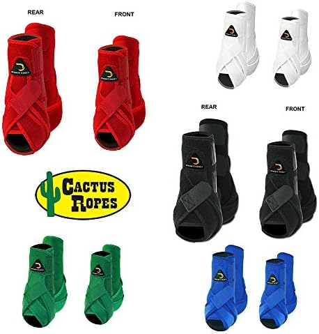 CACTUS ROPE DYNAMIC EDGE HORSE FRONT HIND REAR LEG SPORT BOOTS 4 PACK
