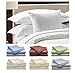Crystal Trading 4-Piece Bed Sheet Set - Dobby Stripe - 100% Cotton Sateen - 300 Thread Count