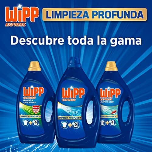 Limpieza Profunda Higiene y Antiolores (55 lavados), detergente líquido quitamanchas para lavadora, para coladas higiénicamente limpias