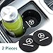 Yuanxi Electronics AMG Cup Holder，2 Pcs 2.75 inch Car Interior Accessories Anti Slip Cup Mat for Mercedes-Benz S Serie,E Serie,C Serie,W Series,A Series,etc All Models