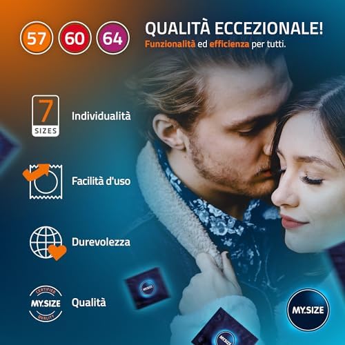 Preservativi classici confezione standard da 10 | 57, 60, 64 mm di larghezza | 3x10 pezzi preservativi premium extra sottili | preservativi fedeli al tatto | 0,07 mm di spessore delle pareti
