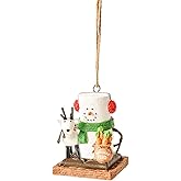 Ganz S'Mores Reindeer Feed with Reindeer Christmas Ornament 2.6 Inch Multicolor