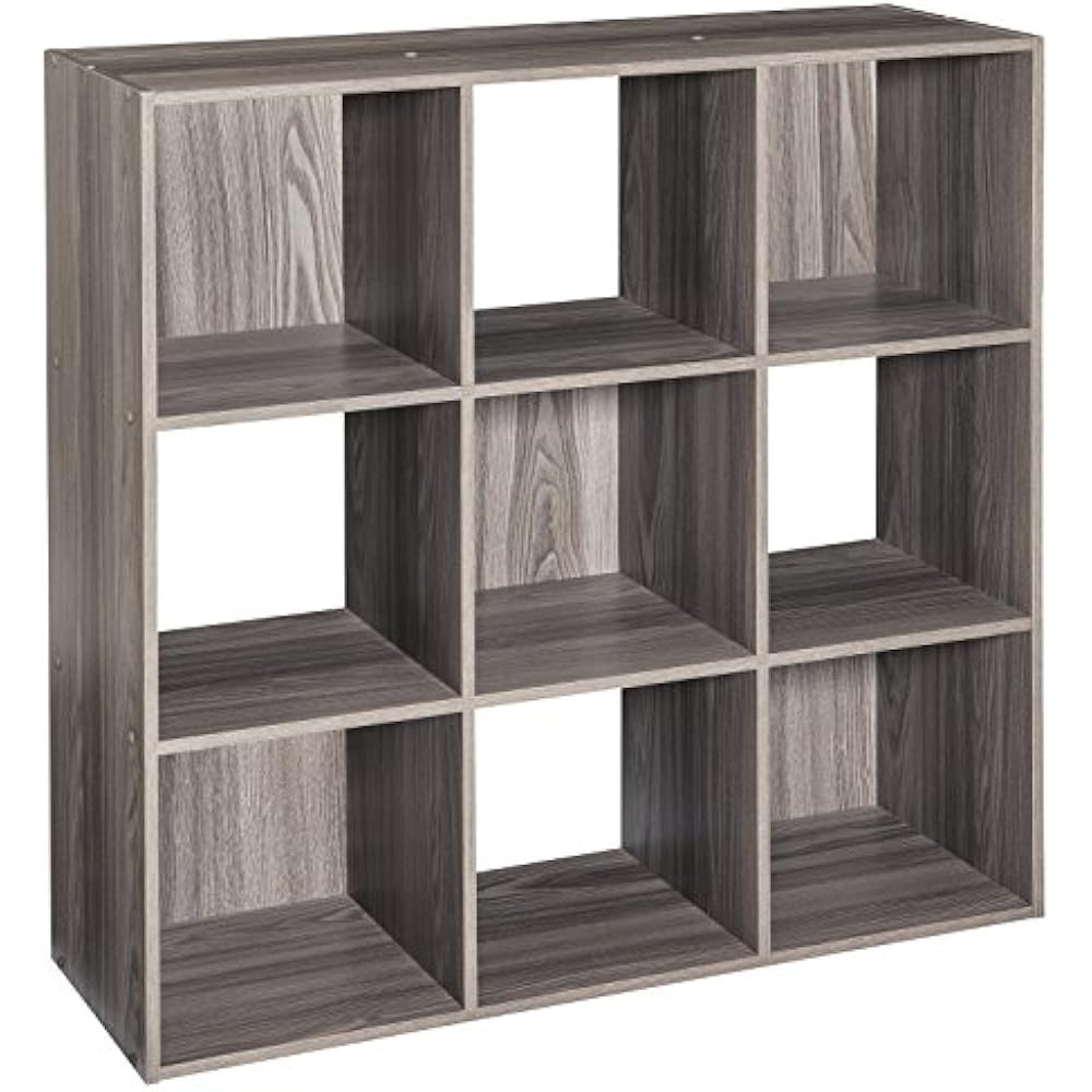 Standing Shelf Units ClosetMaid 4167 Cubeicals Organizer, 9Cube, Natural Gray 75381041676 eBay