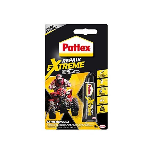 Pattex Repair Extreme, nicht-schrumpfender und flexibler Alleskleber, temperaturbeständiger Reparaturkleber, starker…