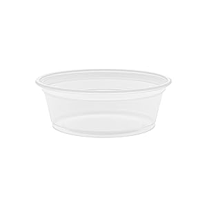 Dart 150PC 1 .5 oz Clear PP Portion Container (Case of 2500)