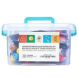 Molecular Model Kit with Molecule Structure Building Software - Dalton Labs Organic Chemistry Set - 496 pcs Teacher Edition - Atoms, Bonds, Orbitals, Links - Advanced Learning Science Educational Toys