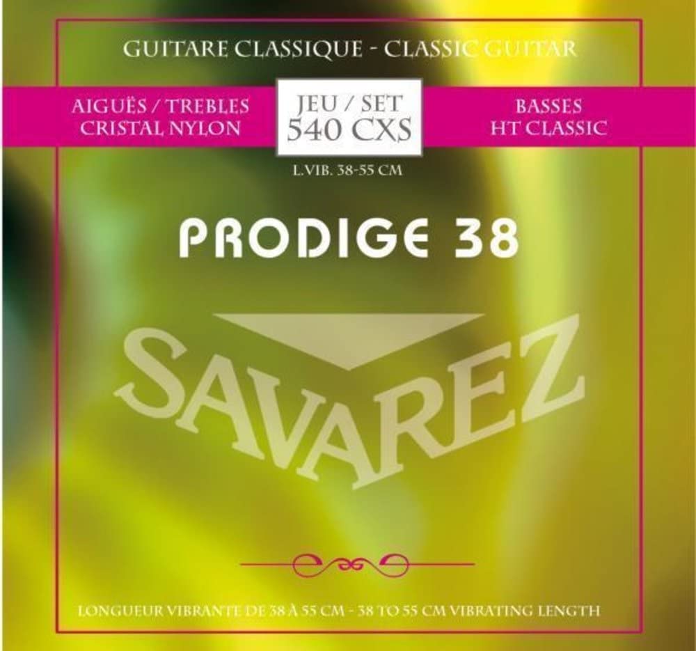 Savarez classical guitar strings Prodige 38 1/8-3/4 size 1/8-1/2 nylon 540CXS