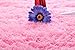 BH Home Super Soft Modern Shag Area Rug, 4' x 5', Pink