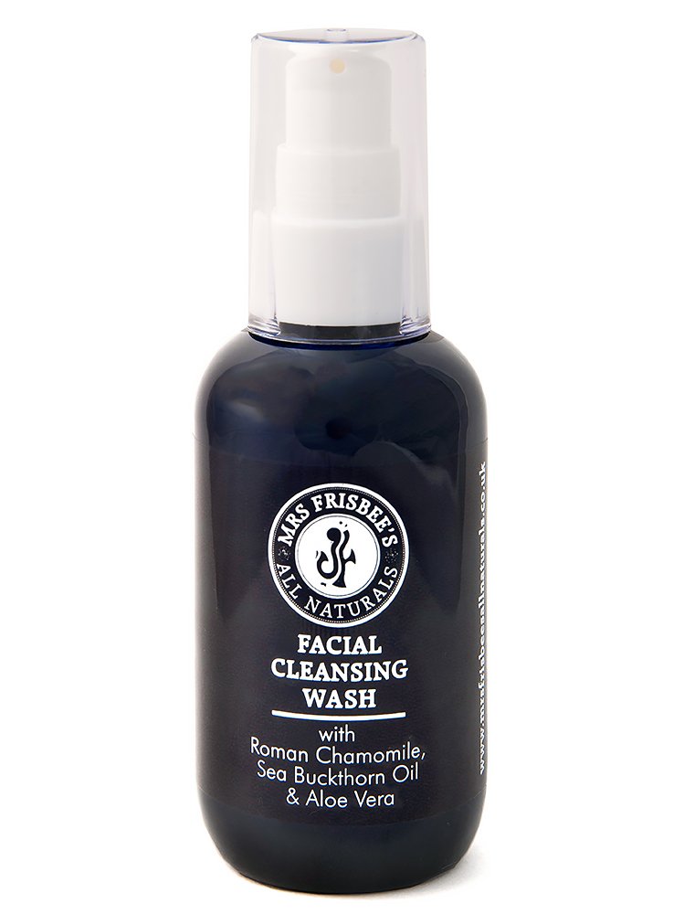 Facial Cleansing Wash/Face Wash made with Roman Chamomile Pure Essential Oil, Aloe Vera, Sea Buckthorn, Soap Bark Extract/Handmade/Vegan/Natural/Free From Sulphates