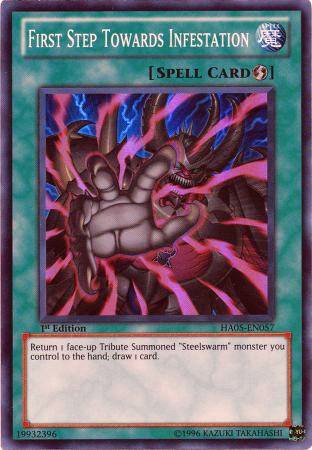 Yu-Gi-Oh! - First Step Towards Infestation (HA05-EN057) - Hidden Arsenal 5 - 1st Edition - Super Rare
