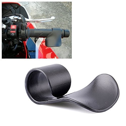 1x Black Motorcycle Cruise Assist Hand Rest Cruise Control Handlebar Universal Fit Grip