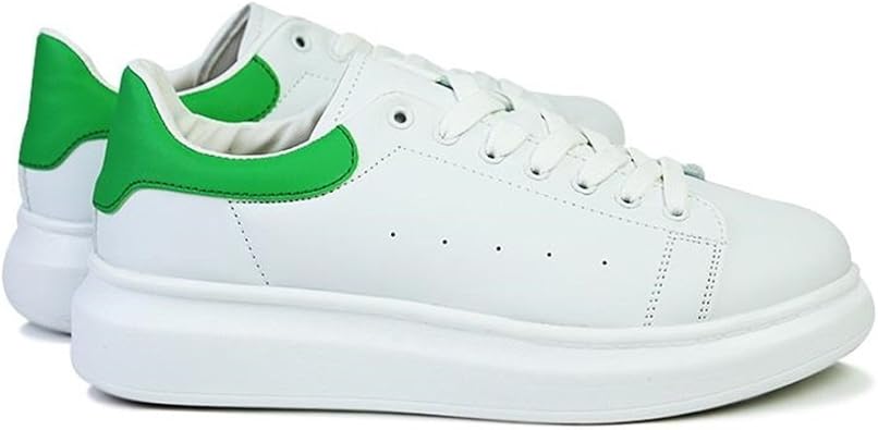 Amazon Akai Rika 韓国のファッション トレンドな白い靴 男の靴 42 グリーン Akai Rika レースアップシューズ Amazon Akai Rika 韓国のファッション トレンドな白い靴 男の靴 42 グリーン Akai Rika レースアップシューズ