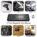 2 Pack Magnet Gun Mount, X.Store Rubber Coated 37 Lbs Rated Magnetic Gun Holder  For Handgun, Shotgun, Rifle - Gun Magnet Firearm Accessories