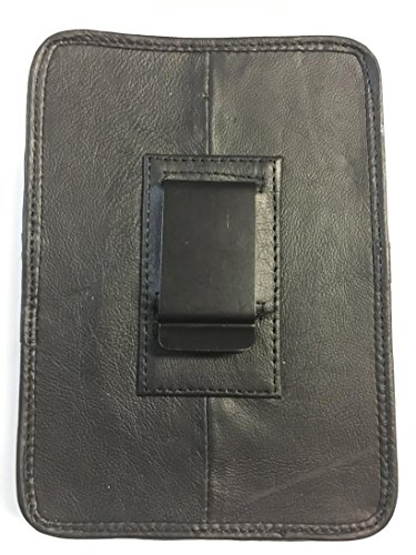 Black Leather Concealment Gun Holster Fits Glock 42 and Holds Iphone 6 All-in-one - Thumbnail 3