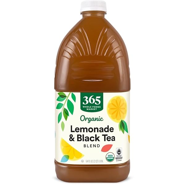 365 BY WHOLE FOODS MARKET, ORGANIC LEMONADE & BLACK TEA BLEND, 64 FL OZ