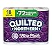 Quilted Northern Ultra Plush Toilet Paper, 18 Mega Rolls, 18 = 72 Regular Rolls, 3 Ply Bath Tissue