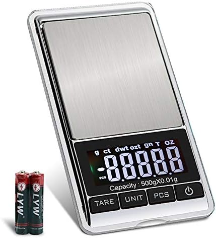 Amazon Com Digital Precision Gram Scale 0 001oz 0 01g 500g Mini