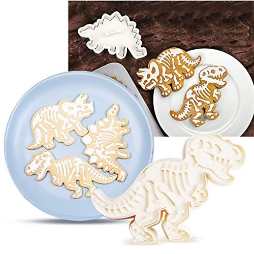 Dinosaurier Plätzchenformen, Ausstechformen Brot, Ausstechformen Kinder, Dessertringe Stegosaurus, Tyrannosaurus Rex… – Bild 7