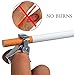Cigarette Ring Holder Hands Free Smoking Ring For Nicotine Free Fingers | Chrome Plated Kirsite | Avoid Smoking Your Fingers | Keep Hands Free for Holding Phone,Game Controller,Computer Mouse (SILVER)
