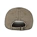 CANCA Vintage Washed Dyed Cotton Twill Low Profile Adjustable Baseball Cap (Light Khaki)