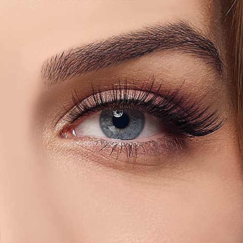 By Vixi Strip False Eyelashes (Reusable with 1g LASH GLUE) Ultra Comfortable Black Band - Luxe Faux Mink No. 29