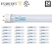 Hyperikon T8 T10 T12 Tube Light, 4ft Dual-End Powered 18W, Frosted 6000k, 24 Pack