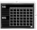 Large Chalkboard Wall Calendar Planner by Flat Harmony - Weekly and Monthly Organizer - 23'' x 18'' - for Office, Kitchen and Refrigerator Erasable and Durable Sticker Decal