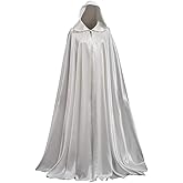 BPURB Witch Cloak Halloween Hooded Big Cape Queen King Robe Outfit Medieval Costume