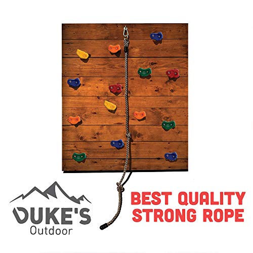 Duke's Outdoor Rock Climbing Holds Set for Kids 30 Rock Climbing Wall