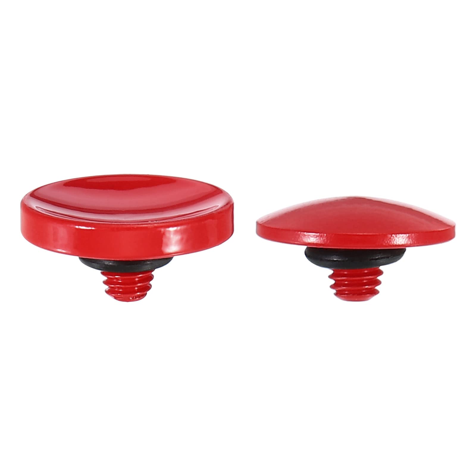 PATIKIL Camera Shutter Button, 2 Pack Soft Shutter Release Button Pure Copper Camera Button suitable for Nikon for Fujifilm for Leica DSLR/SLR Camera, Red