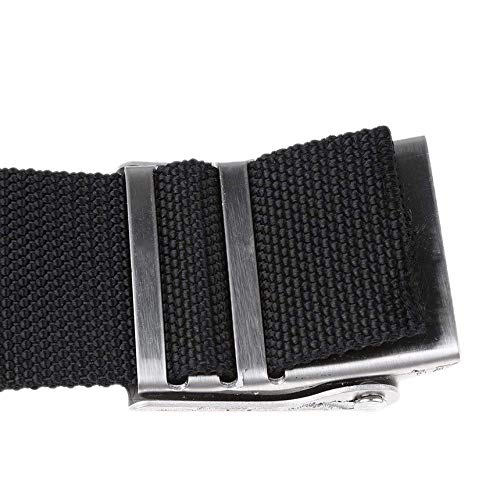 Adjustable Scuba Diving Dive Snorkeling Weight Belt Gear Equipment & Buckle black - Thumbnail 6
