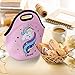 Birsppy Unicorn Lunch Box for Girls, Durable Kids Lunch Bag for School Travel or Picnic, Insulated Reusable Meal Container Box for Girls (Pink)