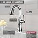 Delta Faucet Cassidy Single-Handle Bar-Prep Kitchen Sink Faucet with Pull Down Sprayer and Magnetic Docking Spray Head, Champagne Bronze 9997-CZ-DST