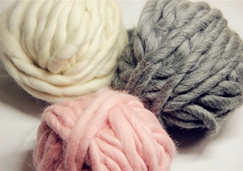 DIY Craft Thread Crochet Cashmere Yarn, Super Soft Warm Wool Sewing Knit Rugs for Parents, Friends or Partner