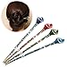 Slaxry Chinese Rhinestone Handmade Hair Stick Hair Chopsticks Hairpin Chignon Pin