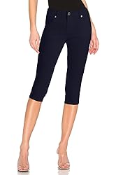 Women's Butt Lift Super Comfy Stretch Denim Capri