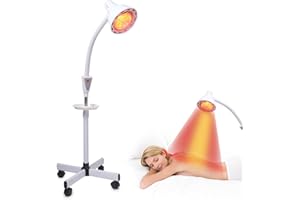 RHMIP Infrared Light,White 275W Near Red Infrared Heat Lamp for Relieve Joinpt Pain and Muscle Aches