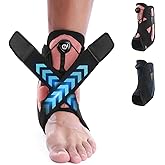 Anuizxz Ankle Brace for youth, Adjustable straps, strong Velcro, protect ankles, for basketball, football, volleyball, running, for left & right, Men US 8, Women US 9.5(Pink) (M)