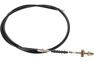 LALADEFIEE Motorcycle Front Mini Brake Cable and Steel Clutch Cable for Cg125 Drum Brake Compatible with Dirt