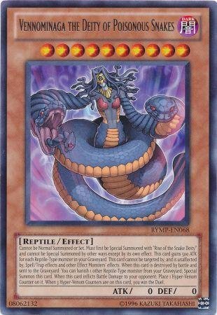 Yu-Gi-Oh! - Vennominaga the Deity of Poisonous Snakes (RYMP-EN068) - Ra Yellow Mega-Pack - Unlimited Edition - Rare