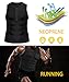 Junlan Men Weight Loss Shirts Waist Trainer Shaper Slim Tank Top Workout Exercise Vest (Sauna Tank Black, S)