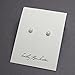 Kathy Bankston Handmade Opal Gemstone Stud Earrings for Women and Girls, 4mm Round Bezel 925 Sterling Silver (created-opal)