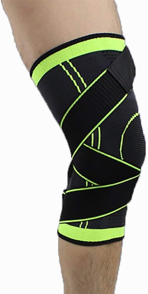 MPHABON Knee Brace Knee Compression Sleeve for Meniscus Tear Knee Pads Support Patella Stabilizer Arthritis Pain Relief-Single