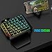 Wired Gaming Keyboard, EEEKit One Handed RGB LED Backlit Mini Game Keyboard for Windows XP/Windows Vista/Windows 7/Windows 8/Windows10, USB Wired Game 35 Key Accessorythumb 4