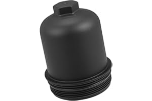 VekAuto Engine Oil Filter Housing Cover Cap 94610702275 for Porsche Macan 3.6L 3.0L 2015-2018 Plastic Black Auto Accessories