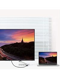 USB Tipo C Hub, adaptador USB C con 4K HDMI, 1000M Ethernet, lector de tarjetas SD, 2 puertos USB 3.0, Tipo C PD, Hub multipuerto para MacBook Pro ChromeBook más dispositivos tipo C